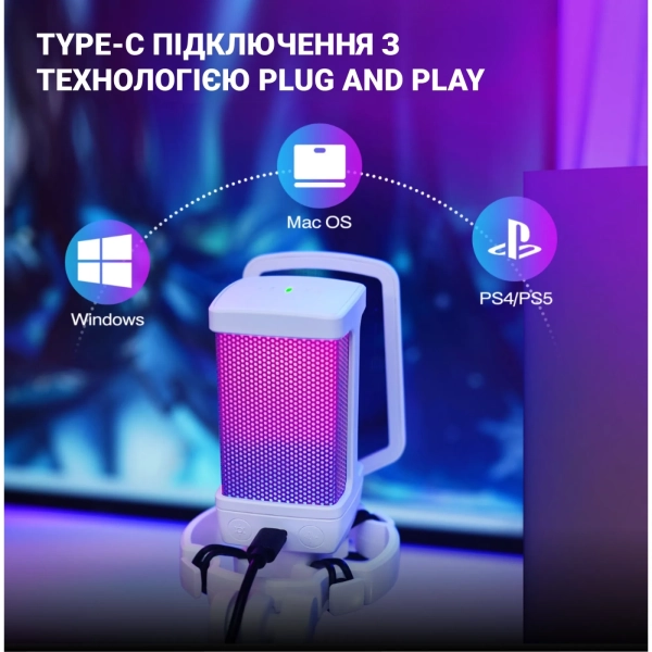 Купить Микрофон Fifine Q6TW White - фото 11