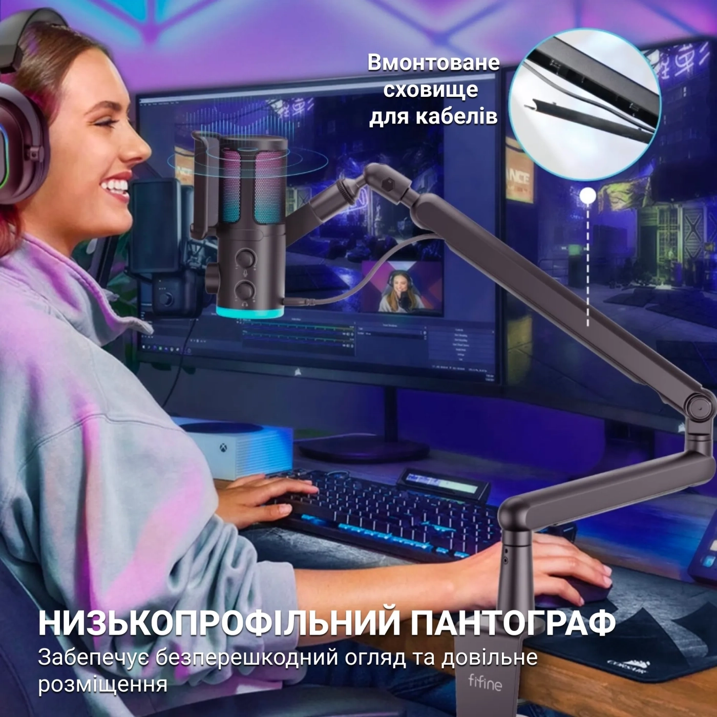 Купить Микрофон Fifine TAM6 Black - фото 10