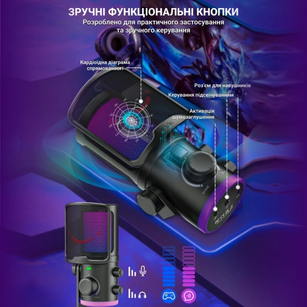 Купить Микрофон Fifine TAM6 Black - фото 13
