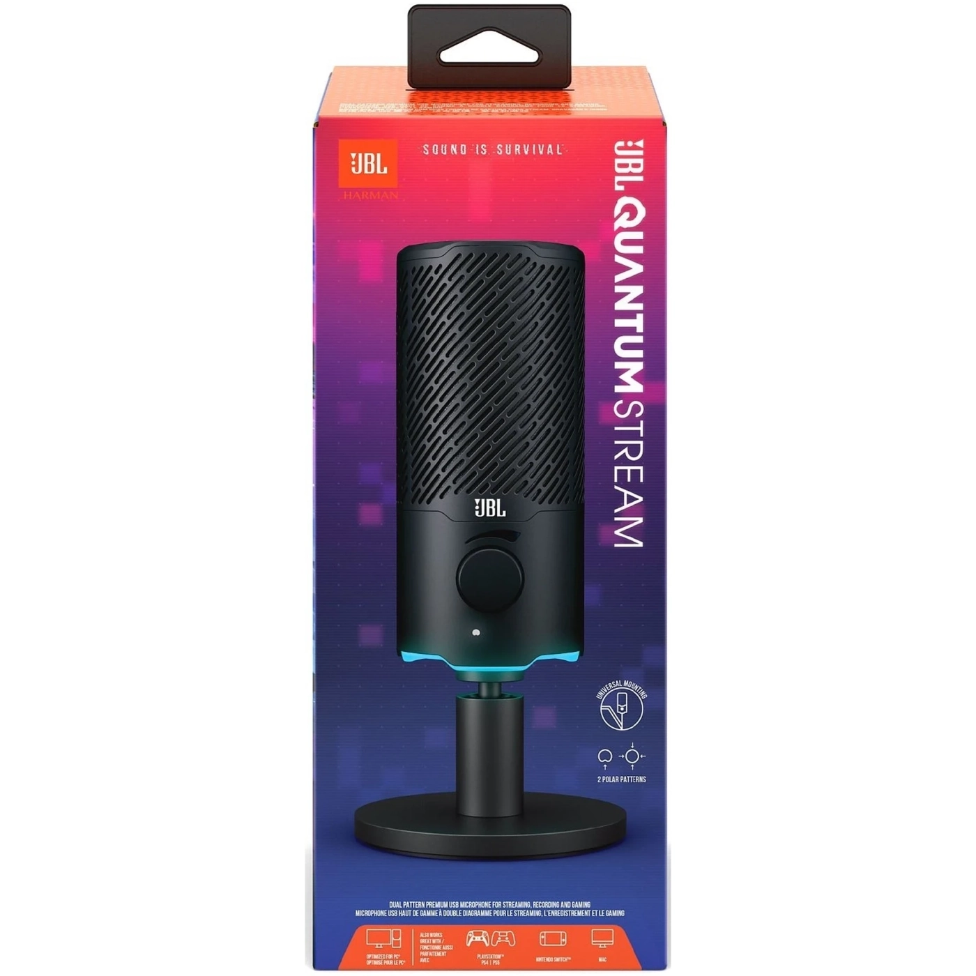 Купити Мікрофон JBL Quantum Stream (JBLQSTREAMBLK) - фото 8