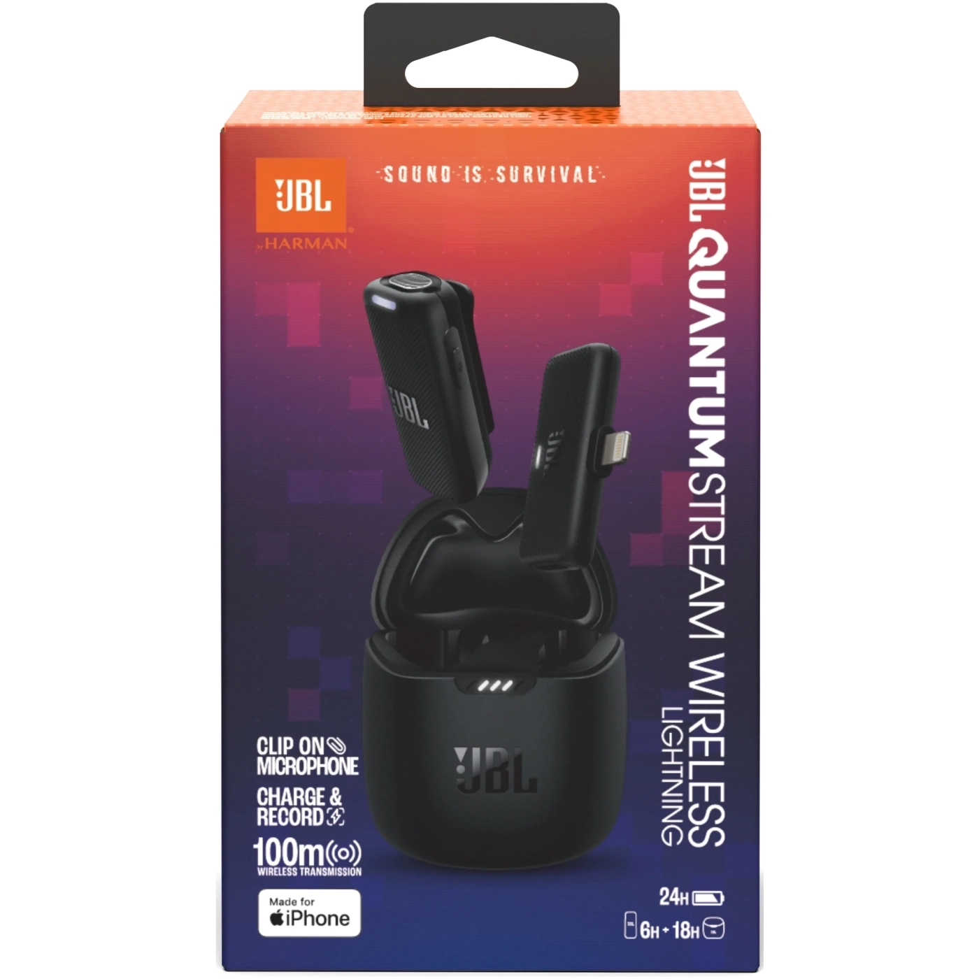 Купити Мікрофон JBL Quantum Stream Wireless Lightning (JBLSTRMWLLGHTBLK) - фото 11