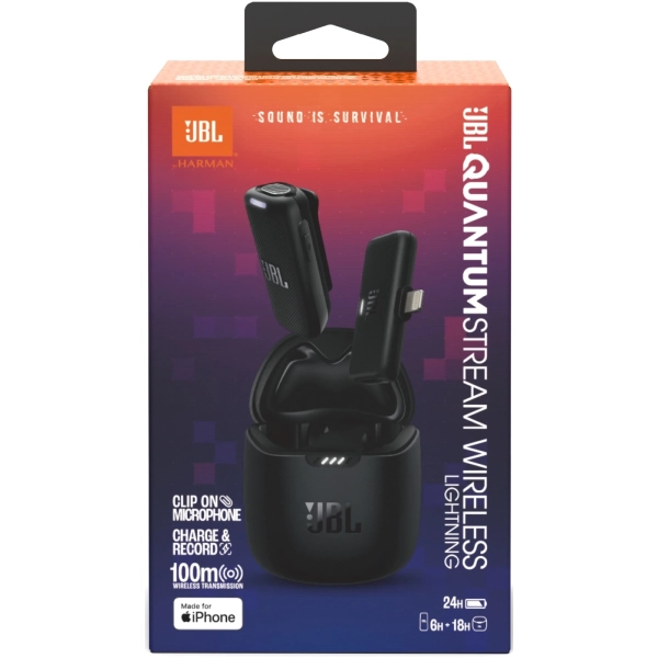 Купити Мікрофон JBL Quantum Stream Wireless Lightning (JBLSTRMWLLGHTBLK) - фото 11