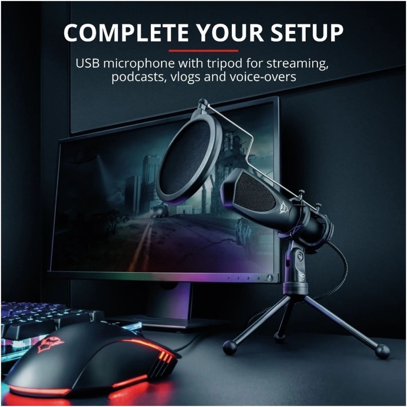 Купити Мікрофон Trust GXT 232 Mantis streaming microphone (22656) - фото 5