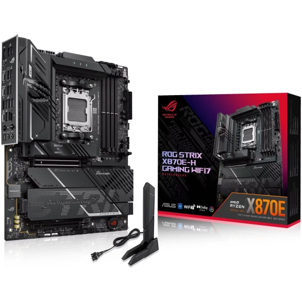 Купить Материнская плата ASUS ROG STRIX X870E-H GAMING WIFI7 - фото 1