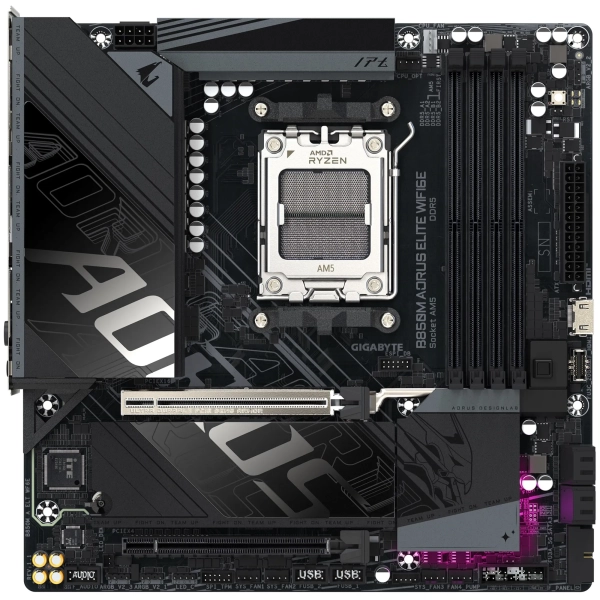Купити Материнська плата GIGABYTE B850M AORUS ELITE WIFI6E - фото 1