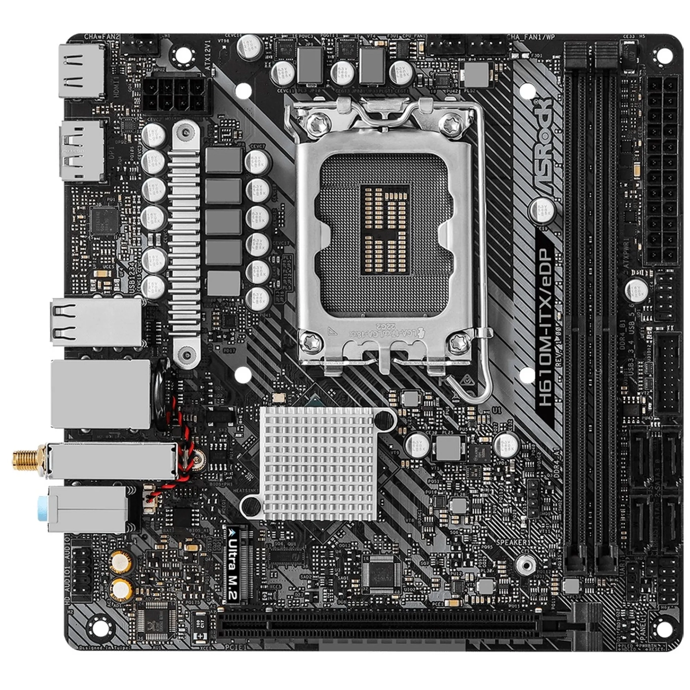 Купити Материнська плата ASRock H610M-ITX/eDP - фото 1