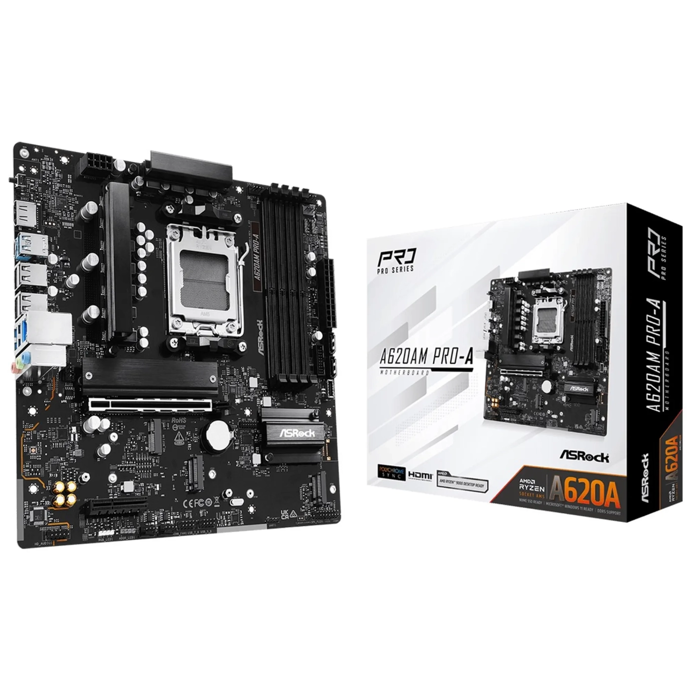 Купити Материнська плата ASRock A620AM PRO-A - фото 4