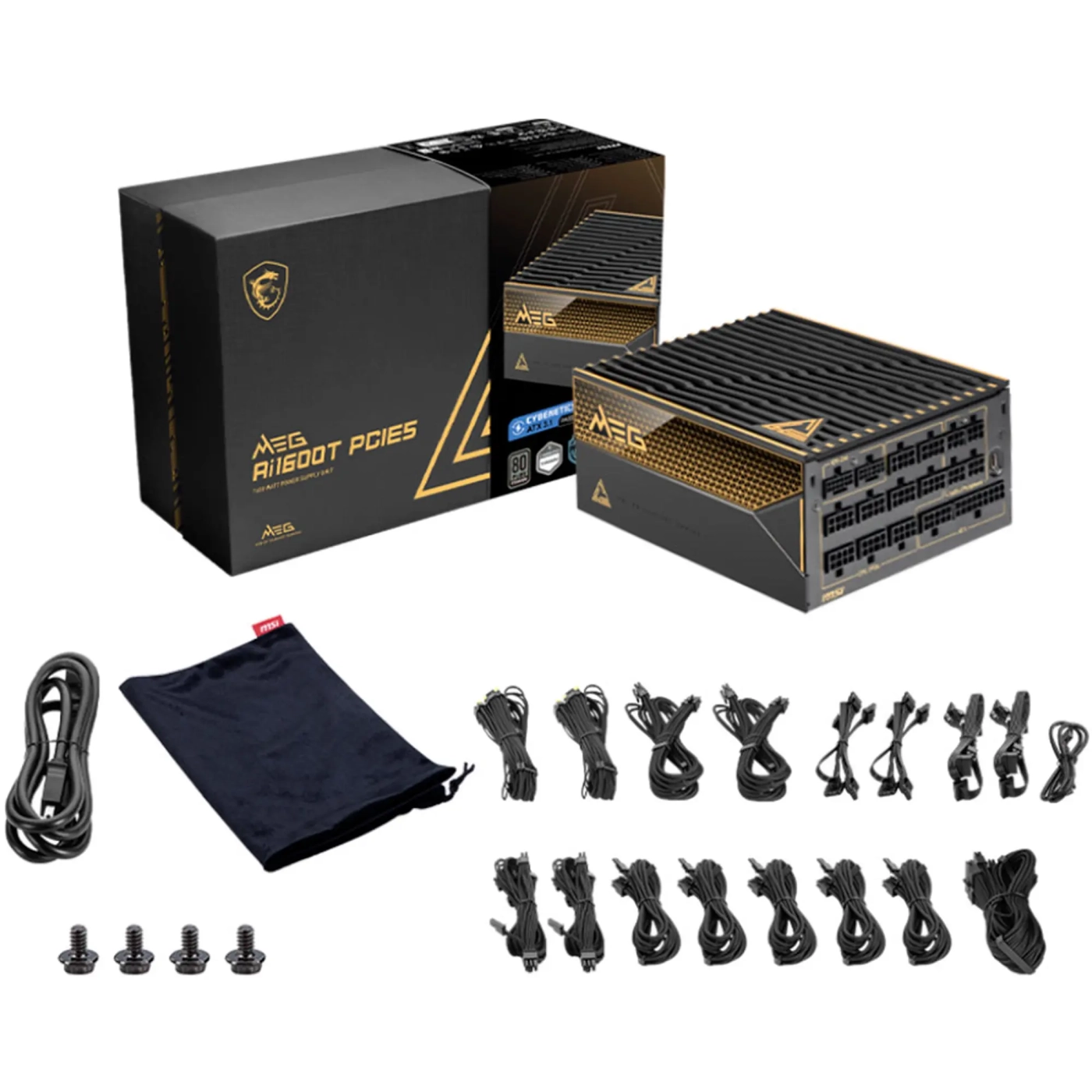 Купити Блок живлення MSI Ai1600T PCIE5 - фото 9