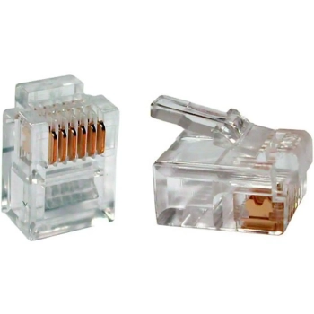 Купити Конектор PATRON RJ12/6P6C 40 шт. (CON-RJ-12-6P6C-40) - фото 1