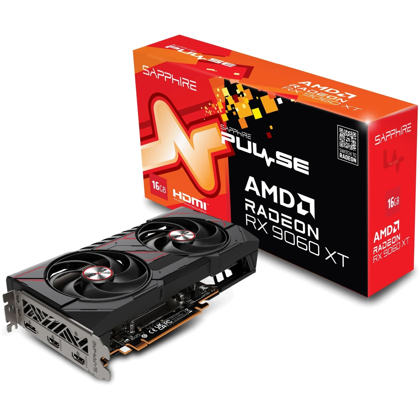 Купити Відеокарта Sapphire AMD Radeon RX 9060 XT PULSE 16GB GDDR6 (11350-03-20G) - фото 6