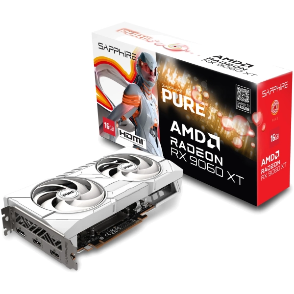 Купити Відеокарта Sapphire AMD Radeon RX 9060 XT PURE 16GB GDDR6 (11350-02-20G) - фото 6