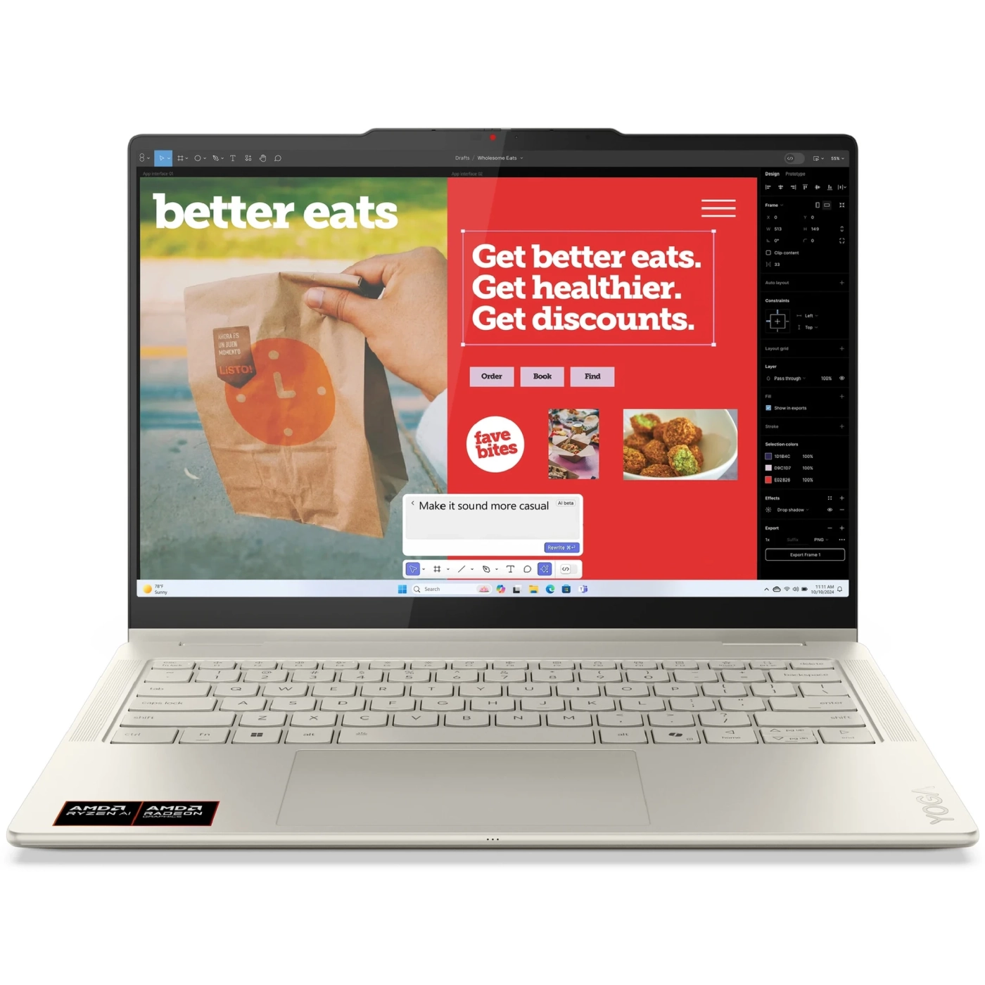 Купить Ноутбук Lenovo Yoga 7 2-in-1 14AKP10 (83JR007HRA) - фото 2