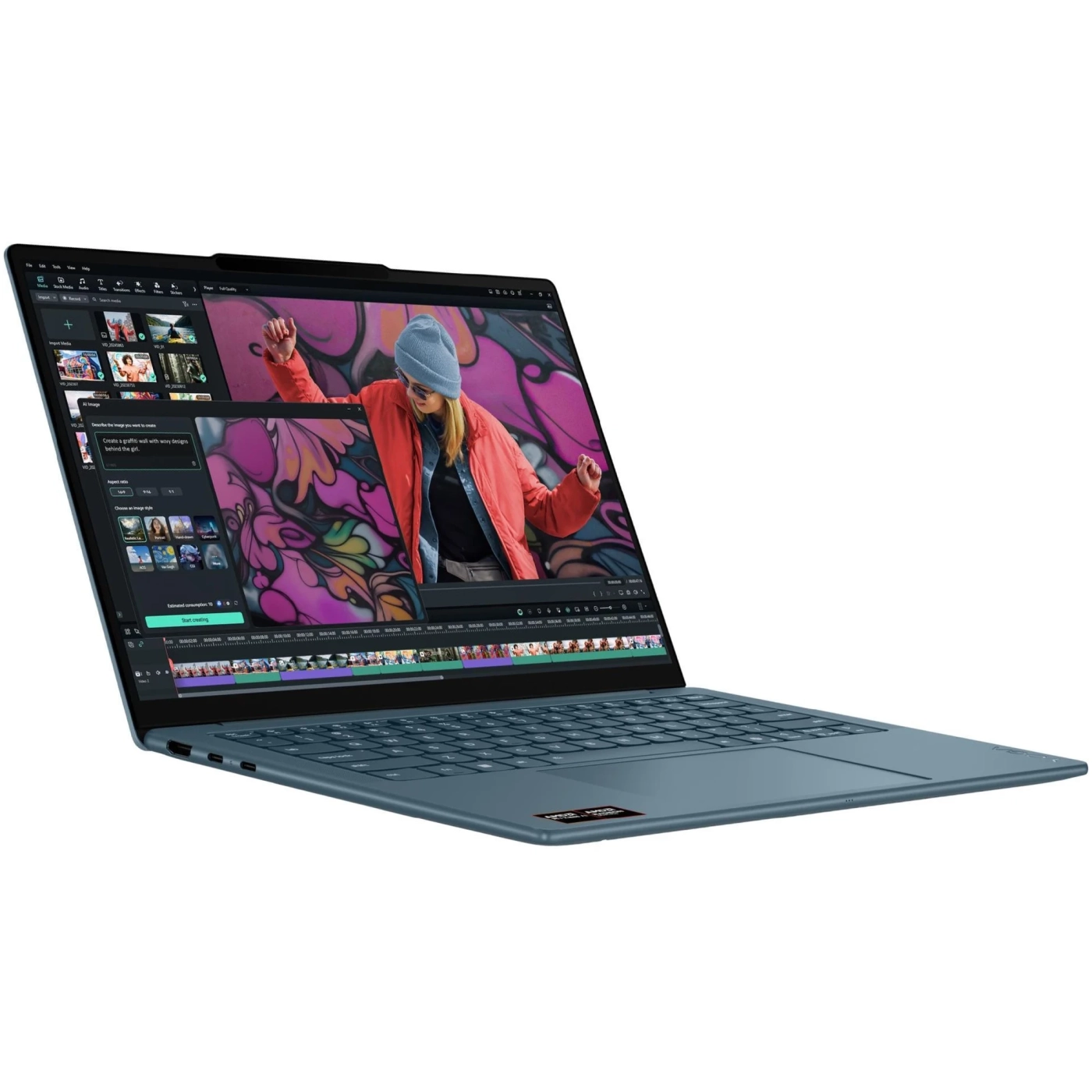 Купить Ноутбук Lenovo Yoga Slim 7 14AKP10 (83JY004SRA) - фото 2