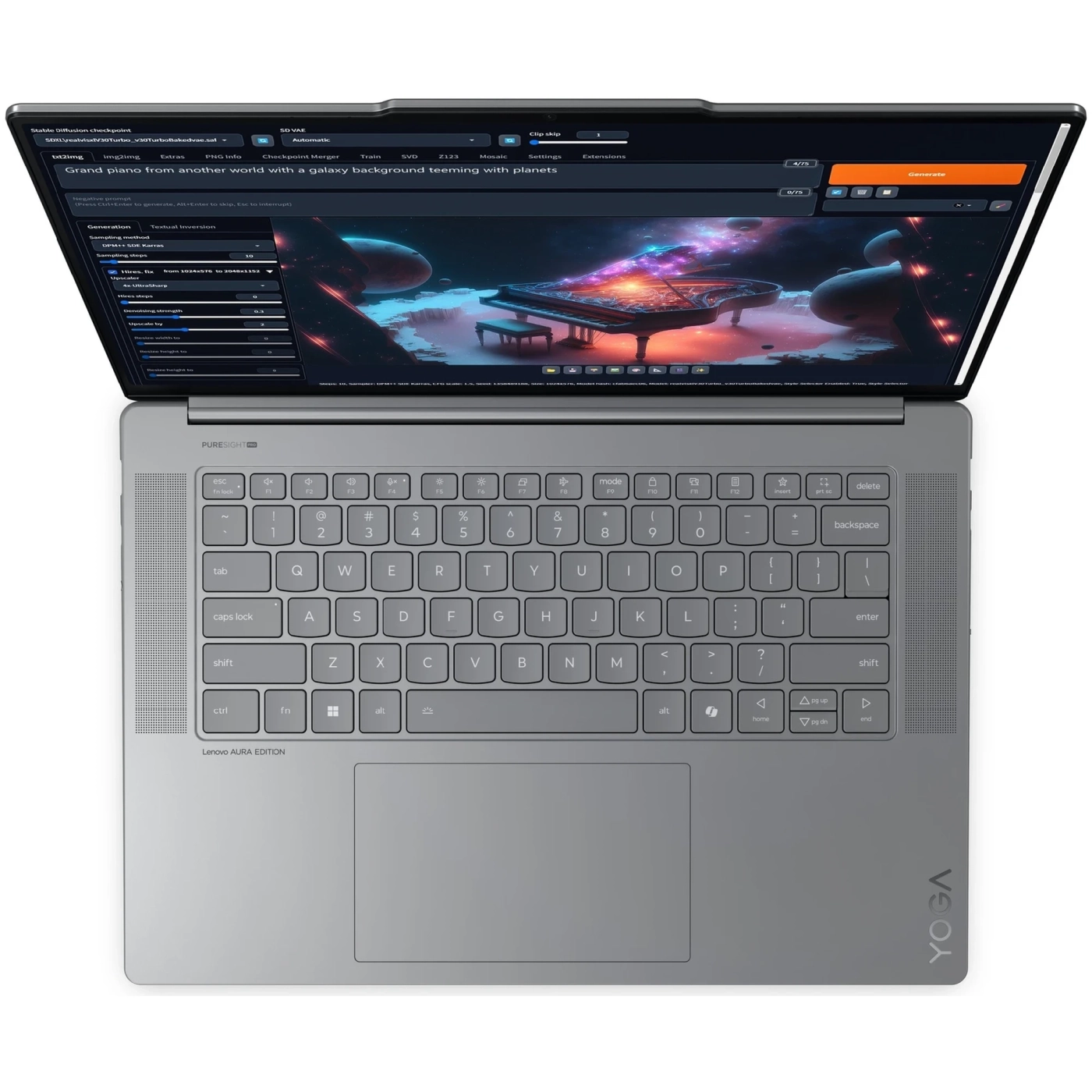 Купить Ноутбук Lenovo Yoga Slim 7 15ILL9 (83HM005HRA) - фото 4