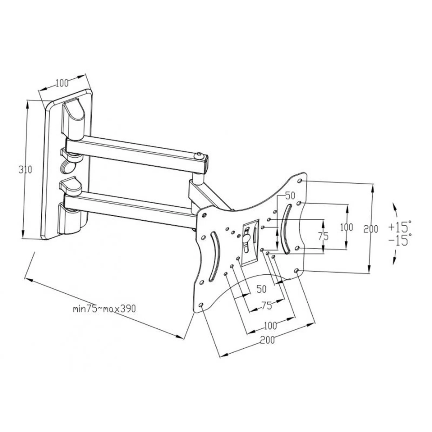 Купити Кронштейн Vinga TM32-2251 - фото 11