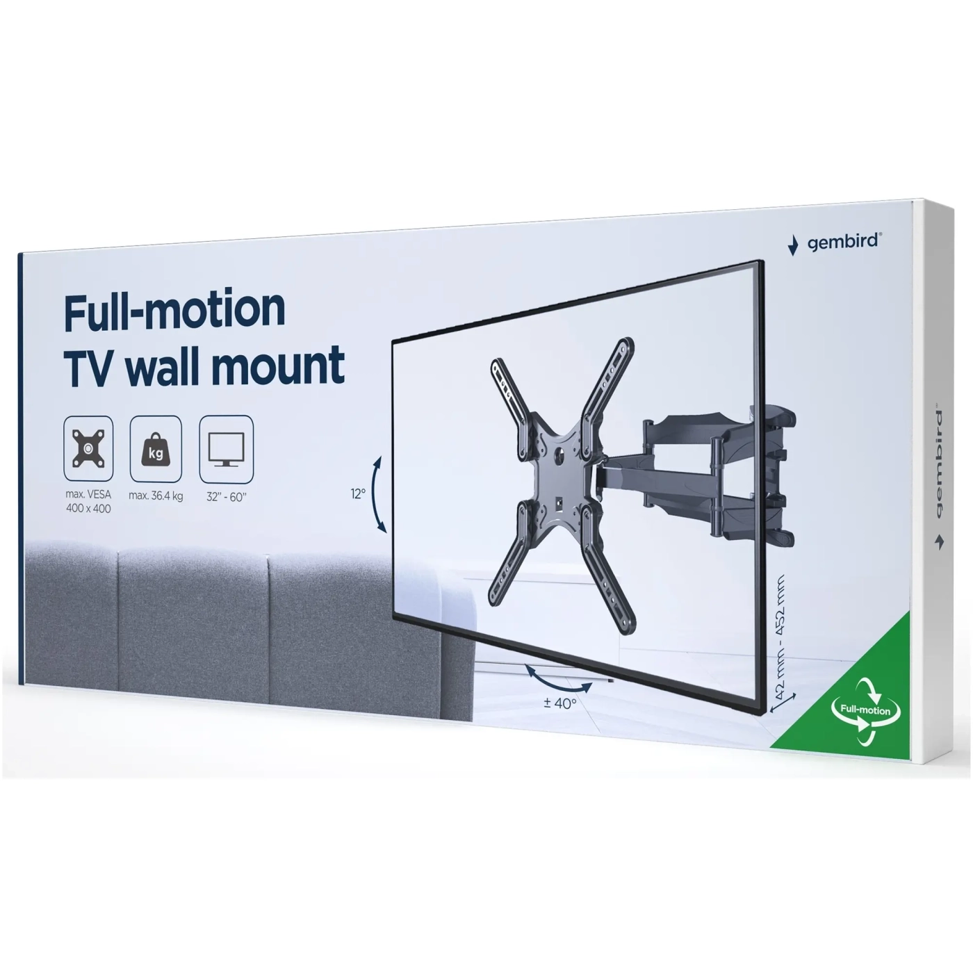 Купити Кронштейн Gembird WM-60ST-01 - фото 9