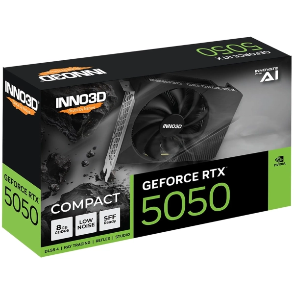 Купить Видеокарта Inno3D GeForce RTX 5050 Compact 8GB (N50501-08D6-174080N) - фото 2
