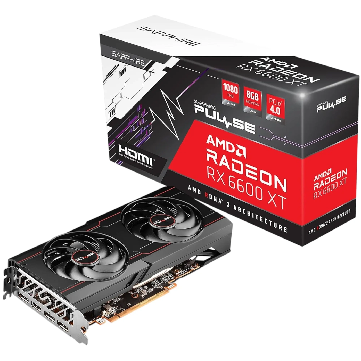 Купити Відеокарта Sapphire AMD Radeon RX 6600 XT Pulse 8G GDDR6 (11309-03-20G) - фото 6