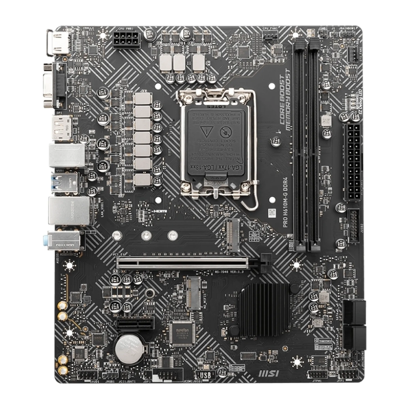 Купить Материнская плата MSI PRO H610M-G DDR4 - фото 2