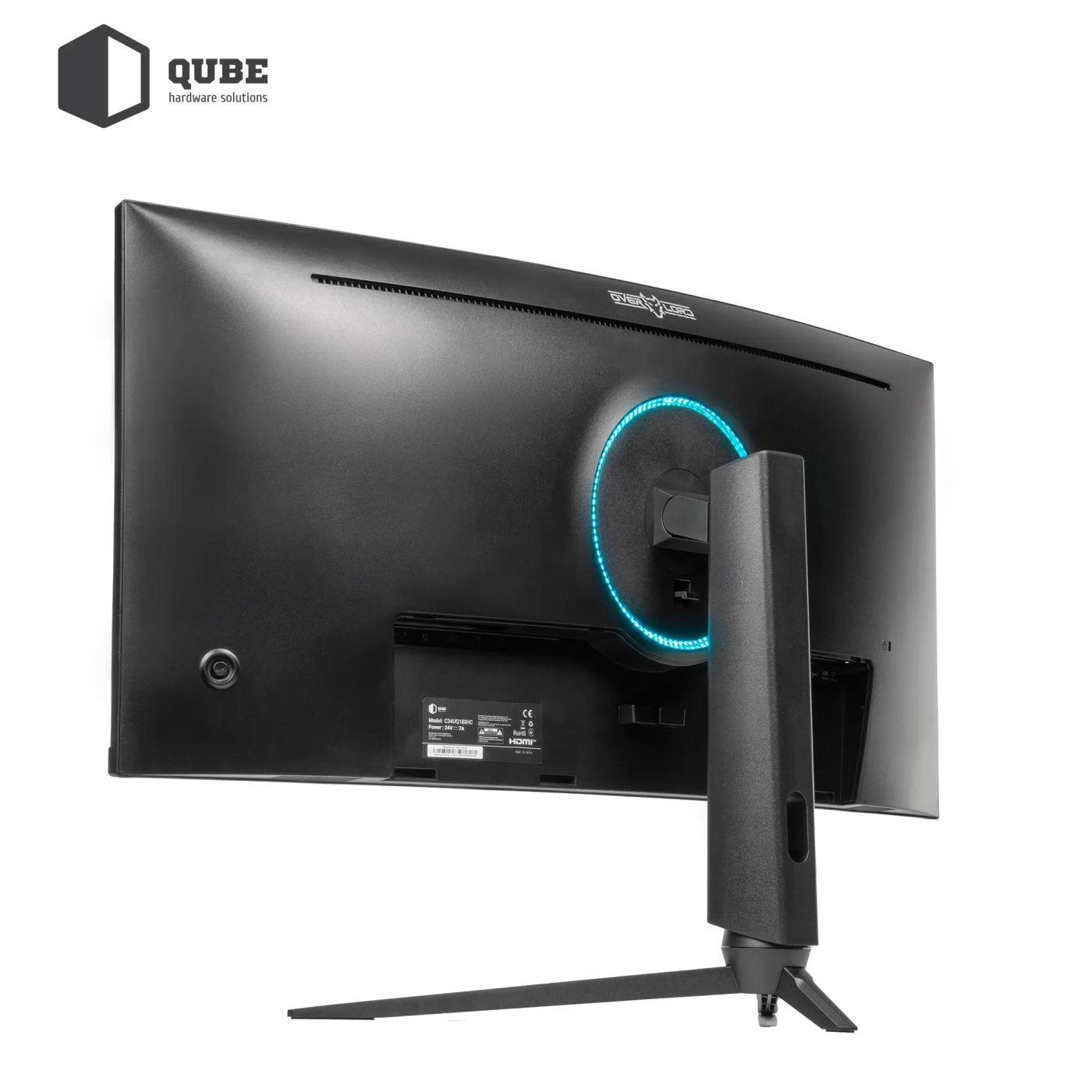 Купить Монитор 34" QUBE Overlord C34UQ180HC - фото 11