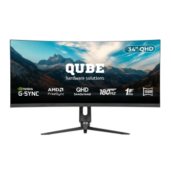 Купить Монитор 34" QUBE Overlord C34UQ180HC - фото 1