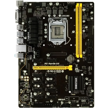 Купить Уценка Материнская плата Biostar TB250-BTC (IB25CAHS-01_60011B80200337) - фото 1
