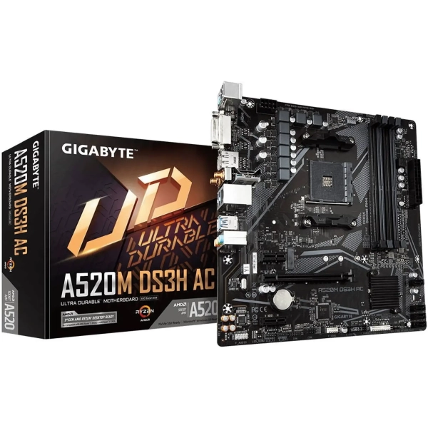 Купити Материнська плата GIGABYTE A520M DS3H AC - фото 5