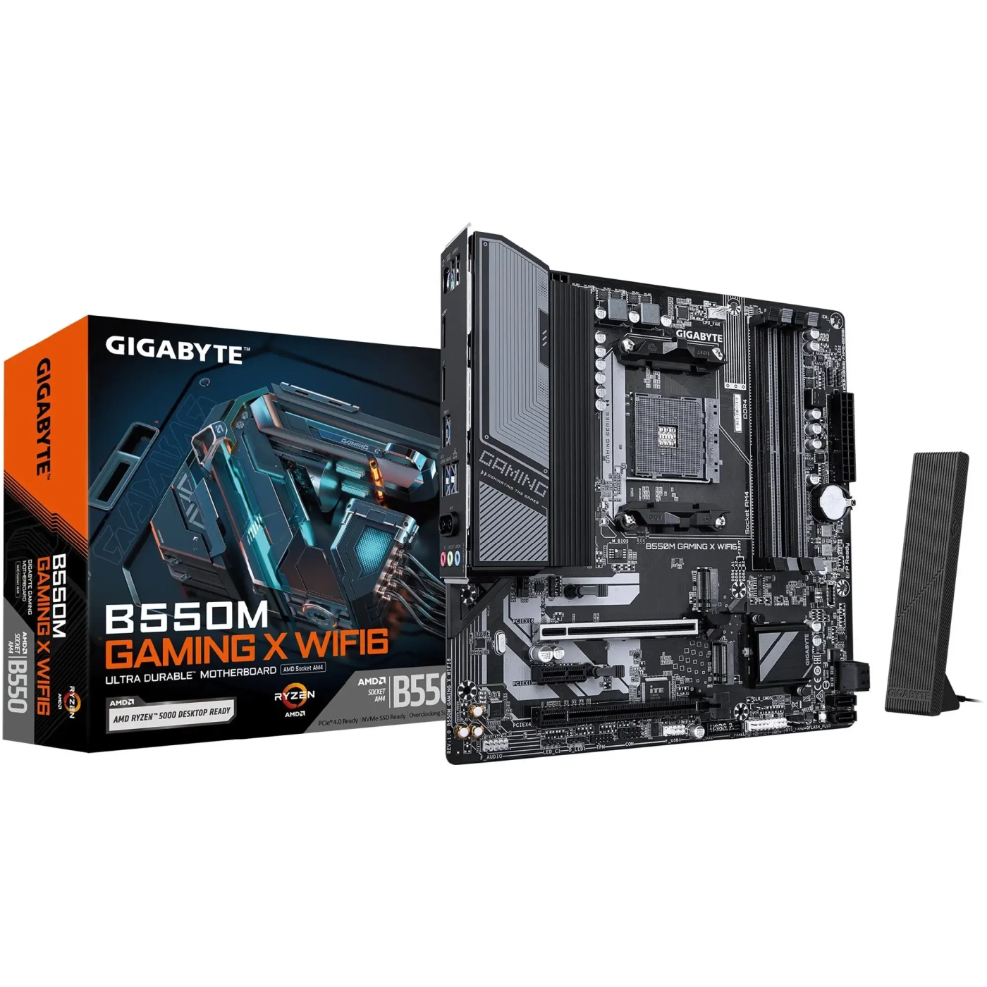 Купити Материнська плата GIGABYTE B550M GAMING X WIFI6 - фото 3