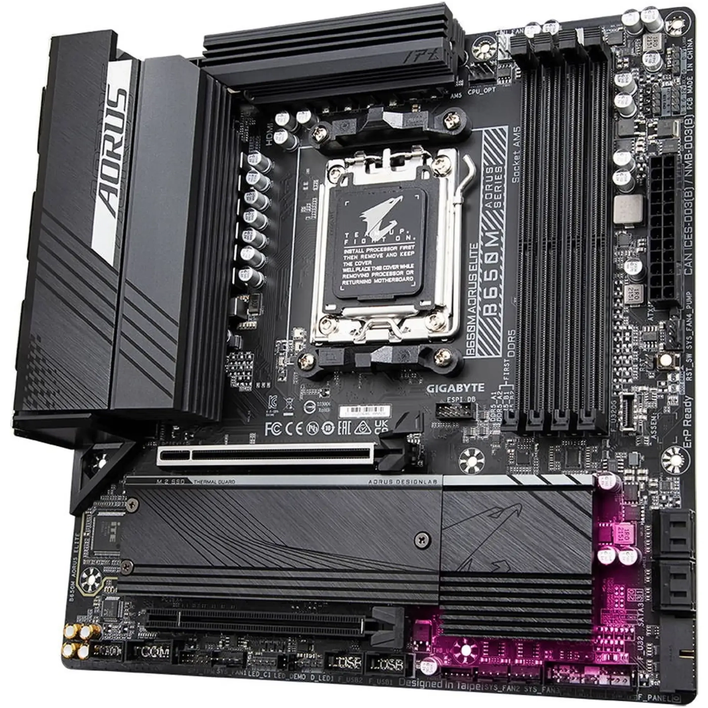 Купити Материнська плата GIGABYTE B650M AORUS ELITE - фото 3