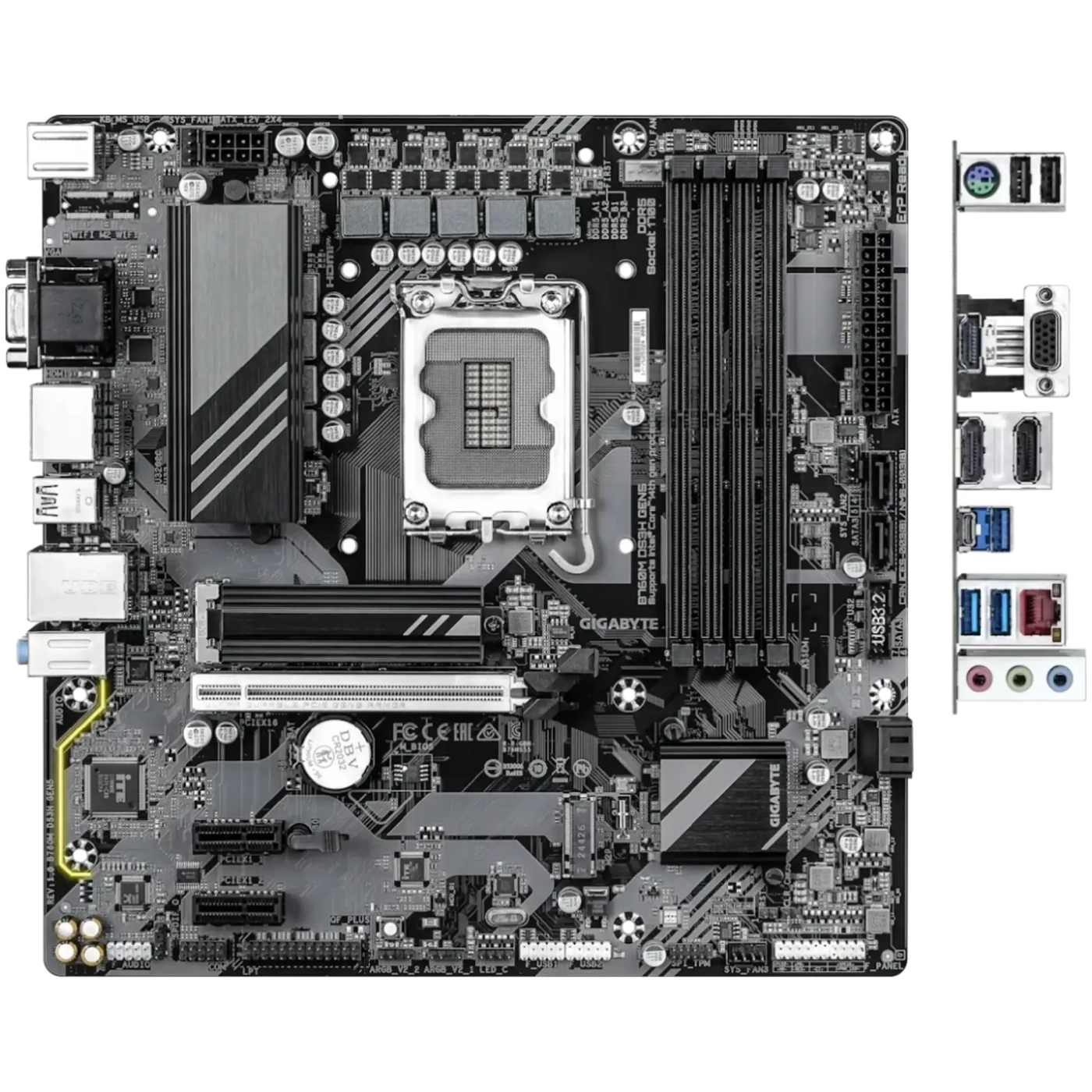 Купить Материнская плата GIGABYTE B760M DS3H GEN5 - фото 1