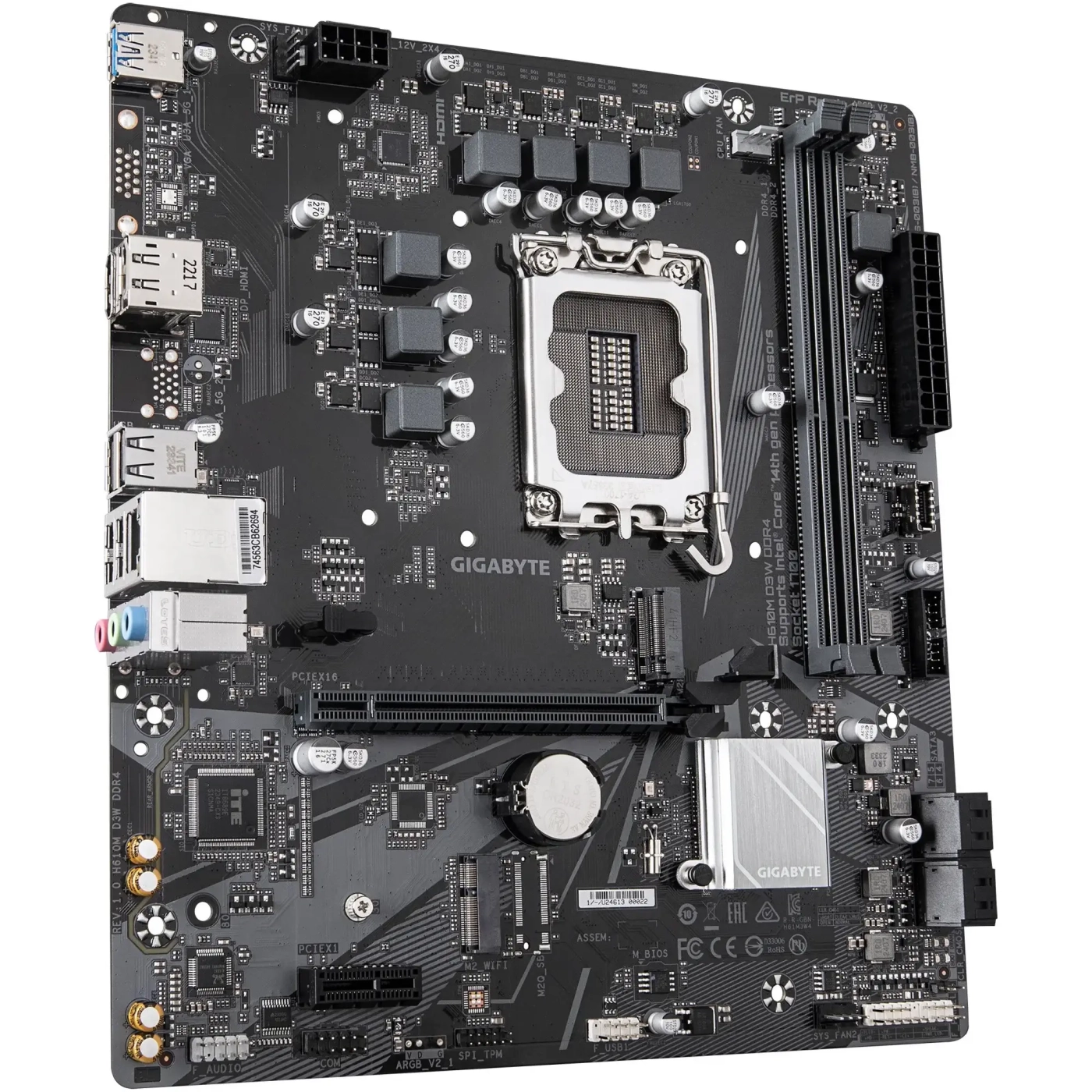 Купити Материнська плата GIGABYTE H610M D3W DDR4 - фото 2