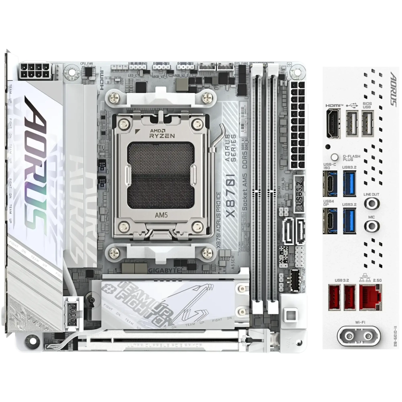 Купити Материнська плата GIGABYTE X870I AORUS PRO ICE - фото 1