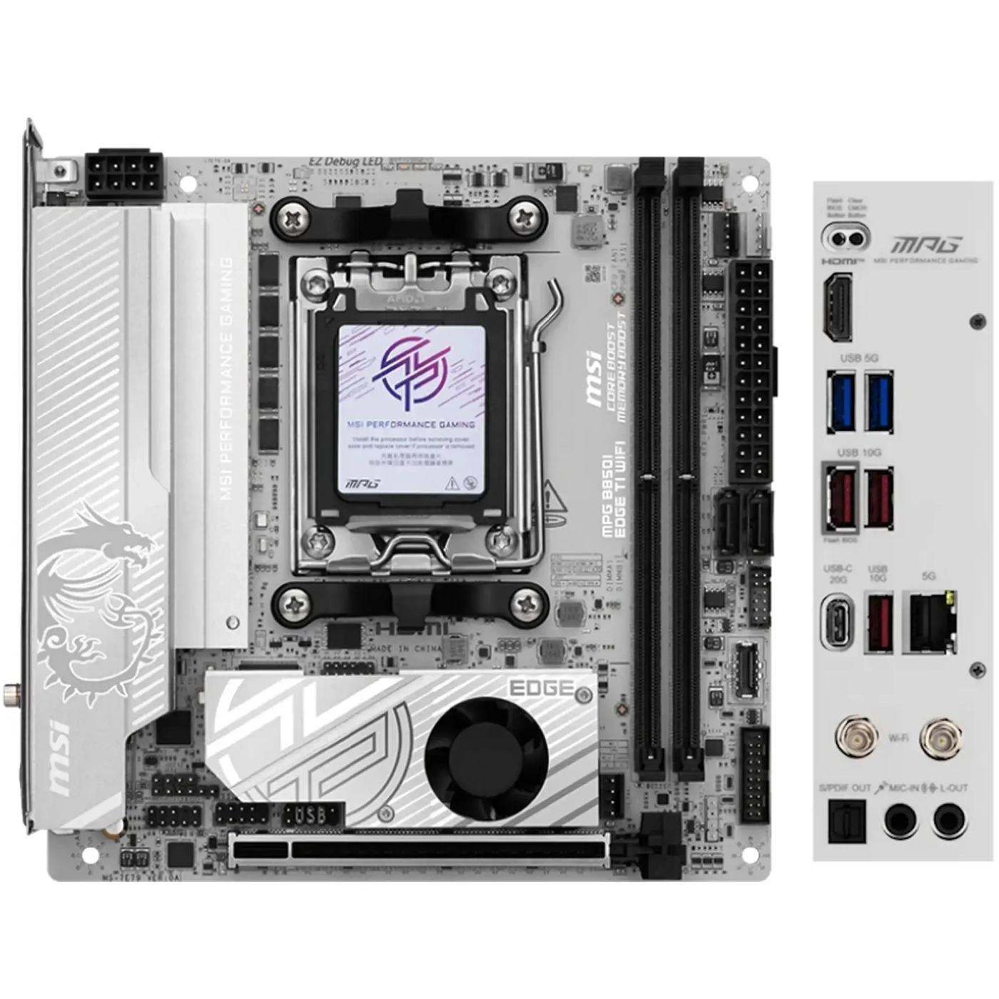 Купити Материнська плата MSI MPG B850I EDGE TI WIFI - фото 1