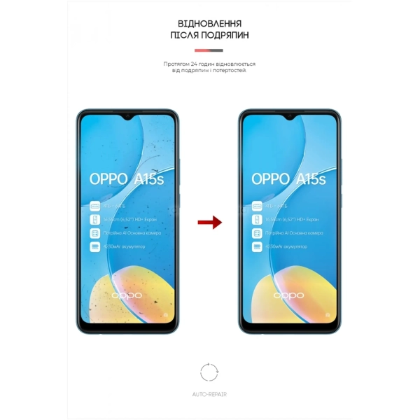 Купить Гидрогелевая пленка ArmorStandart Anti-Blue для OPPO A15s (ARM61203) - фото 3