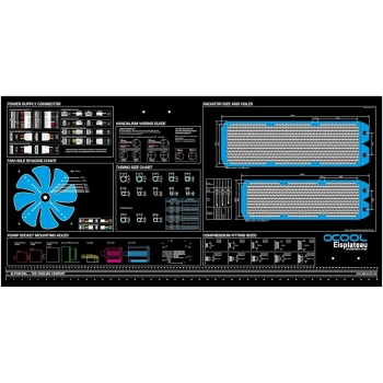 Купить Игровая поверхность Alphacool Eisplateau Anti-Static work and mounting mat 120x60cm (90334) - фото 1