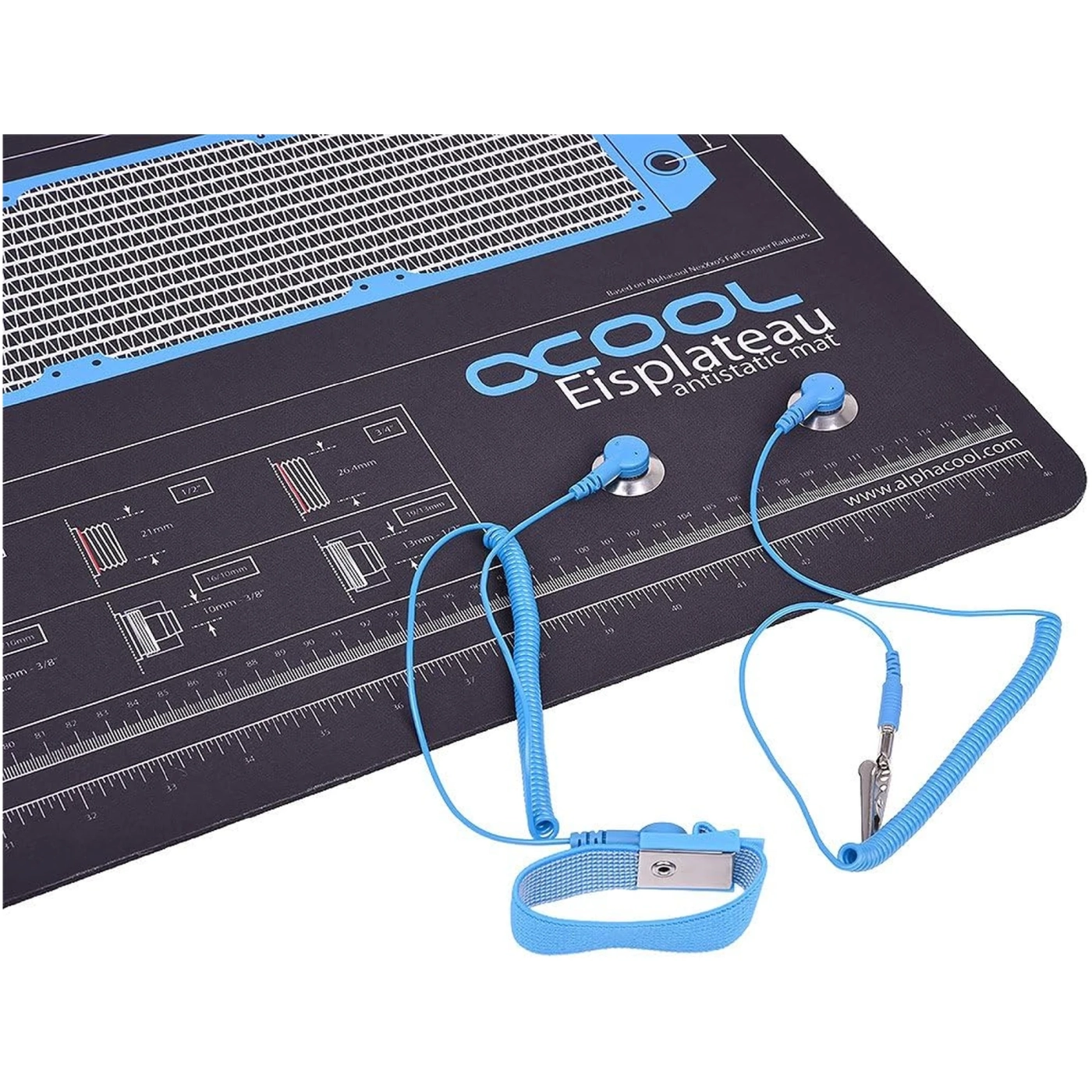 Купить Игровая поверхность Alphacool Eisplateau Anti-Static work and mounting mat 120x60cm (90334) - фото 2