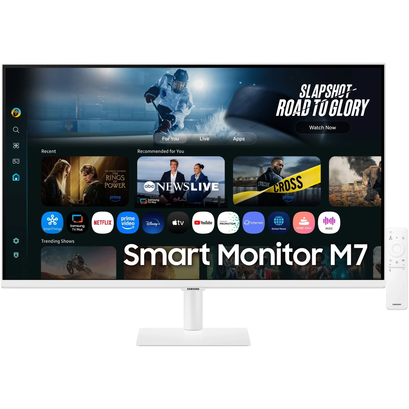 Купить Монитор 32" Samsung Smart M7 M70F White (LS32FM703UIXUA) - фото 2
