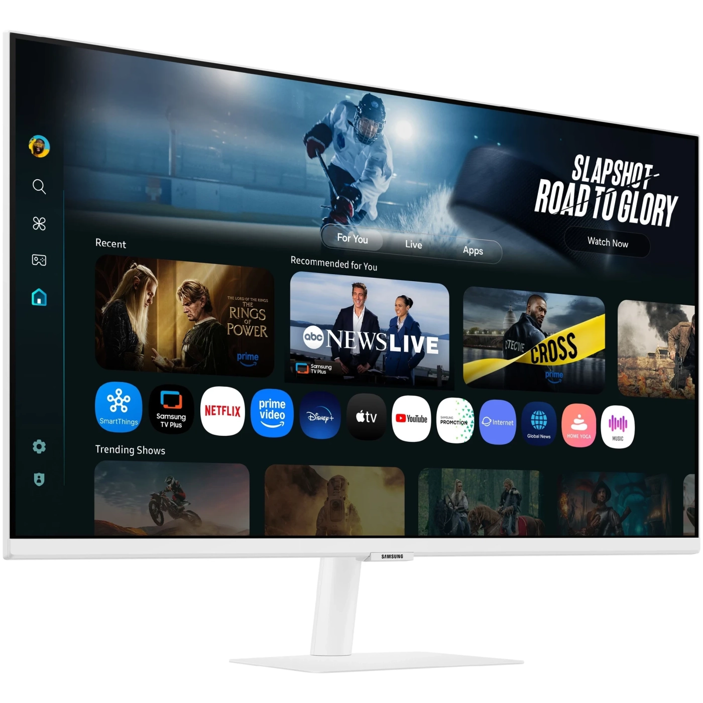 Купить Монитор 32" Samsung Smart M7 M70F White (LS32FM703UIXUA) - фото 3