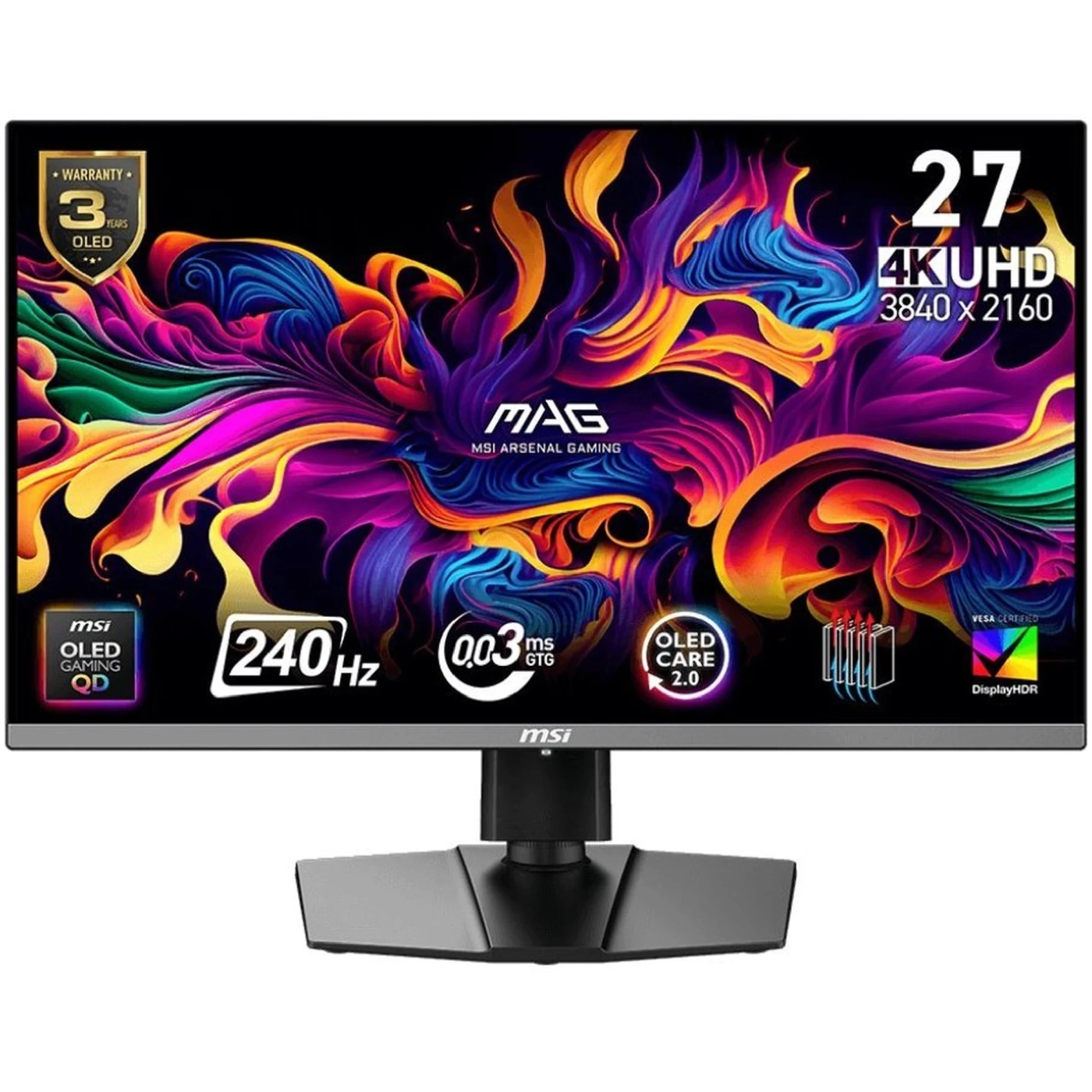 Купити Монітор 27" MSI MAG 272UP QD-OLED X24 (4K) - фото 1