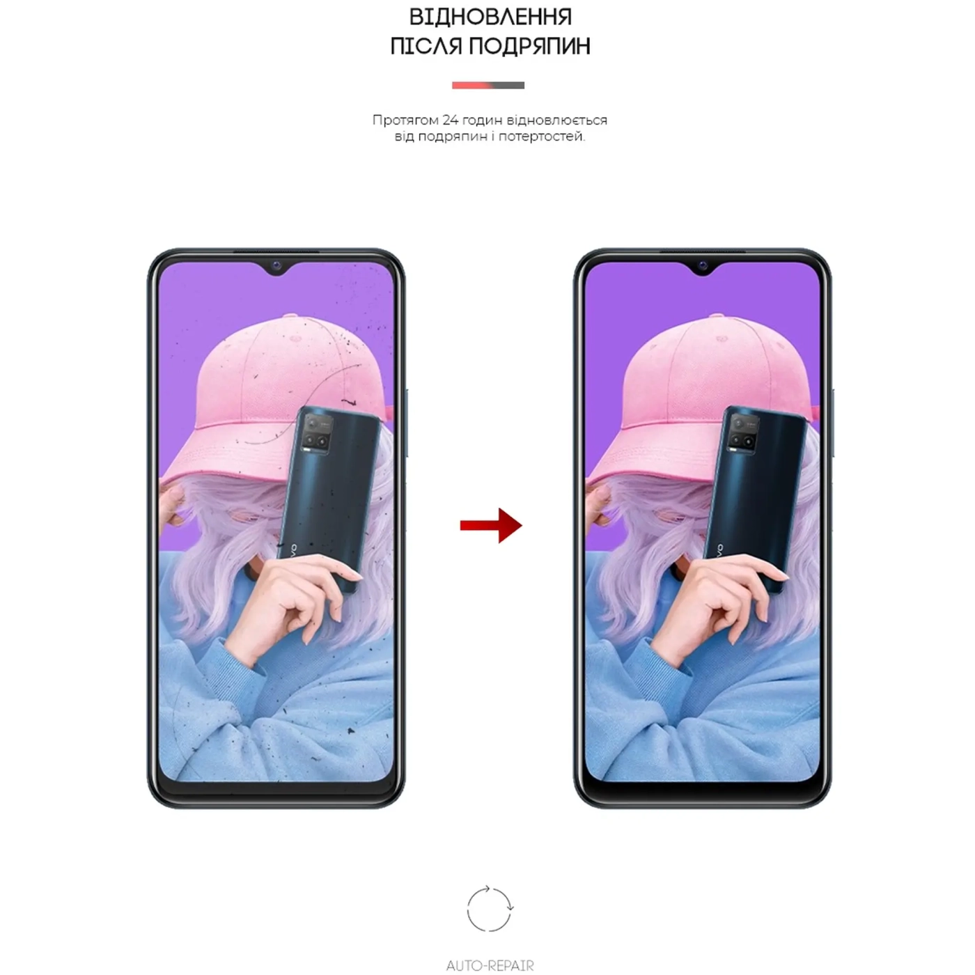 Купить Гидрогелевая пленка ArmorStandart Anti-Blue для Vivo Y21s (ARM61217) - фото 3
