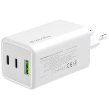 Купить Зарядное устройство ColorWay GaN Mini 100W 1xUSB-A, 2xUSB-C Fast Charging White (CW-CHS061PD-WT) - фото 2