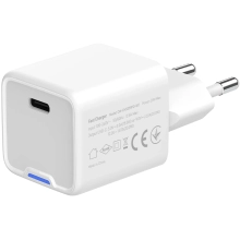 Купити Зарядний пристрій ColorWay GaN Mini 20W 1xUSB-C Fast Charging White (CW-CHS059PD-WT) - фото 5