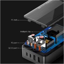 Купить Зарядное устройство ColorWay Power Delivery GaN 2xUSB-C, 2xUSB-A, 100W Black (CW-CHS041PD-BK) - фото 11