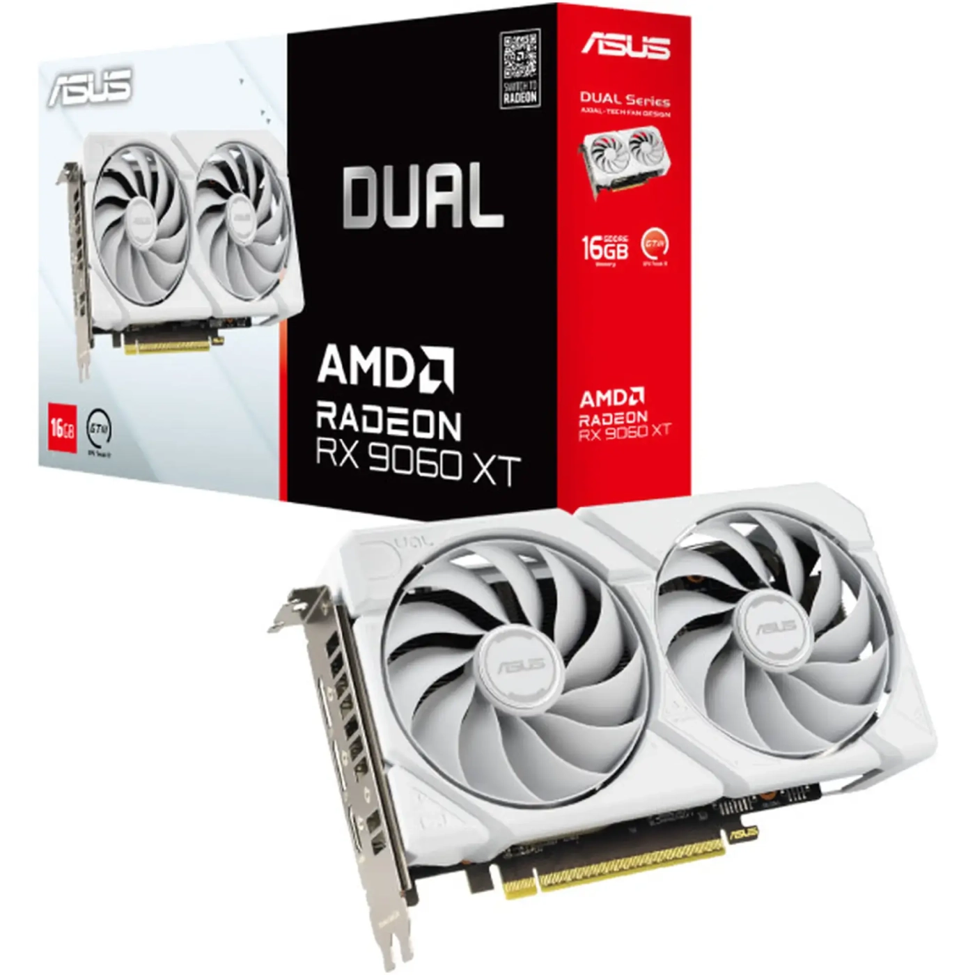 Купить Видеокарта ASUS AMD Radeon RX 9060XT DUAL16GB GDDR6 White (DUAL-RX9060XT-16G-WHITE) - фото 11