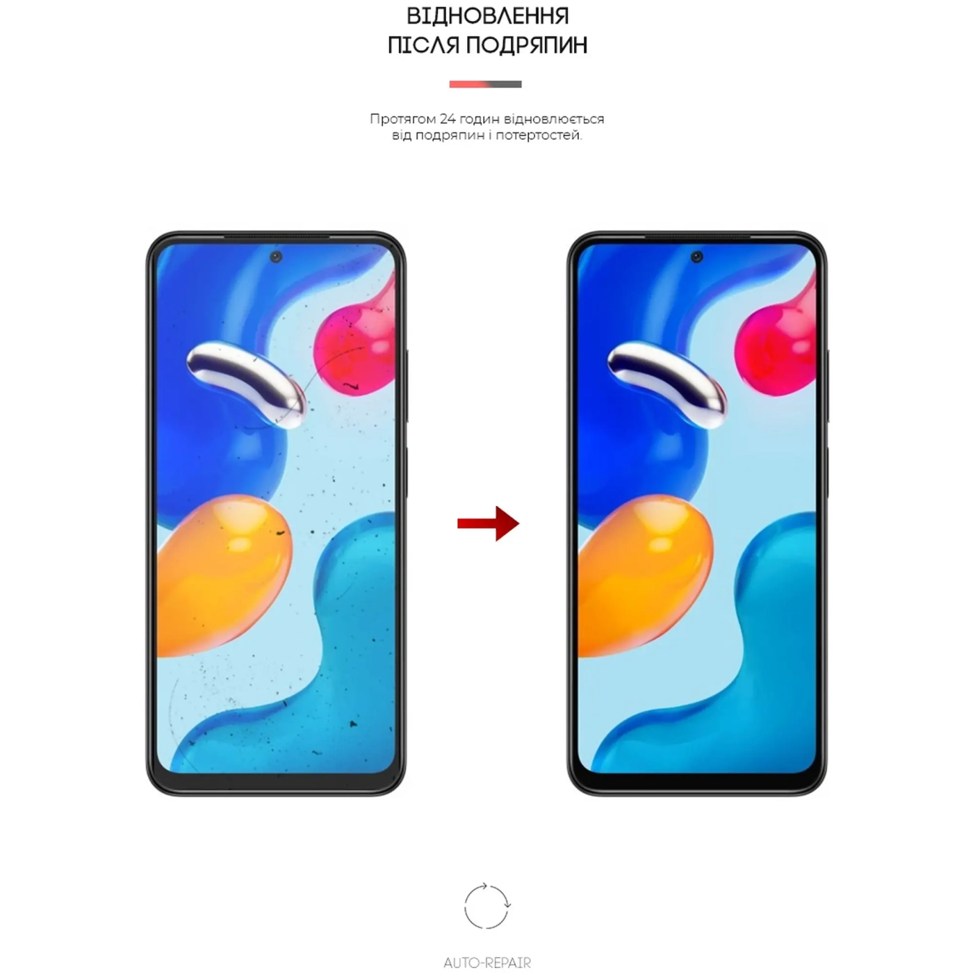 Купити Гідрогелева плівка ArmorStandart Anti-Blue для Xiaomi Redmi Note 11S (ARM62262) - фото 3