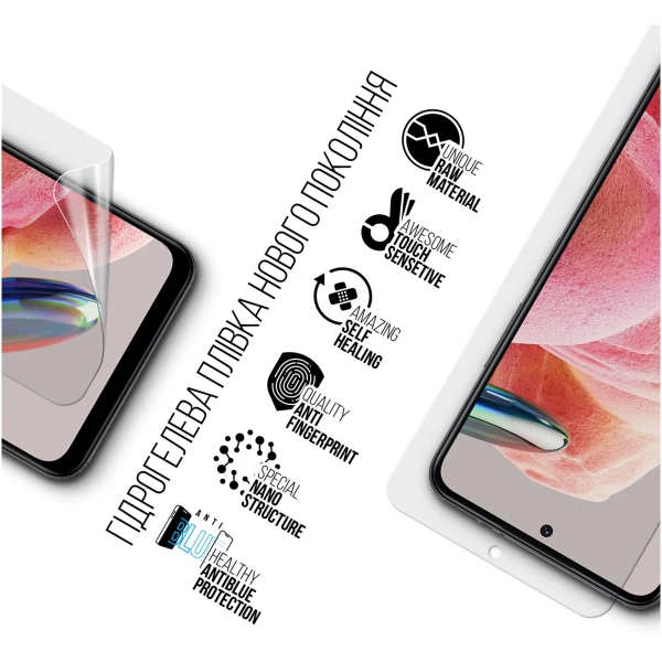 Купить Гидрогелевая пленка ArmorStandart Anti-Blue для Xiaomi Redmi Note 12 / Poco X5 5G (ARM65186) - фото 2