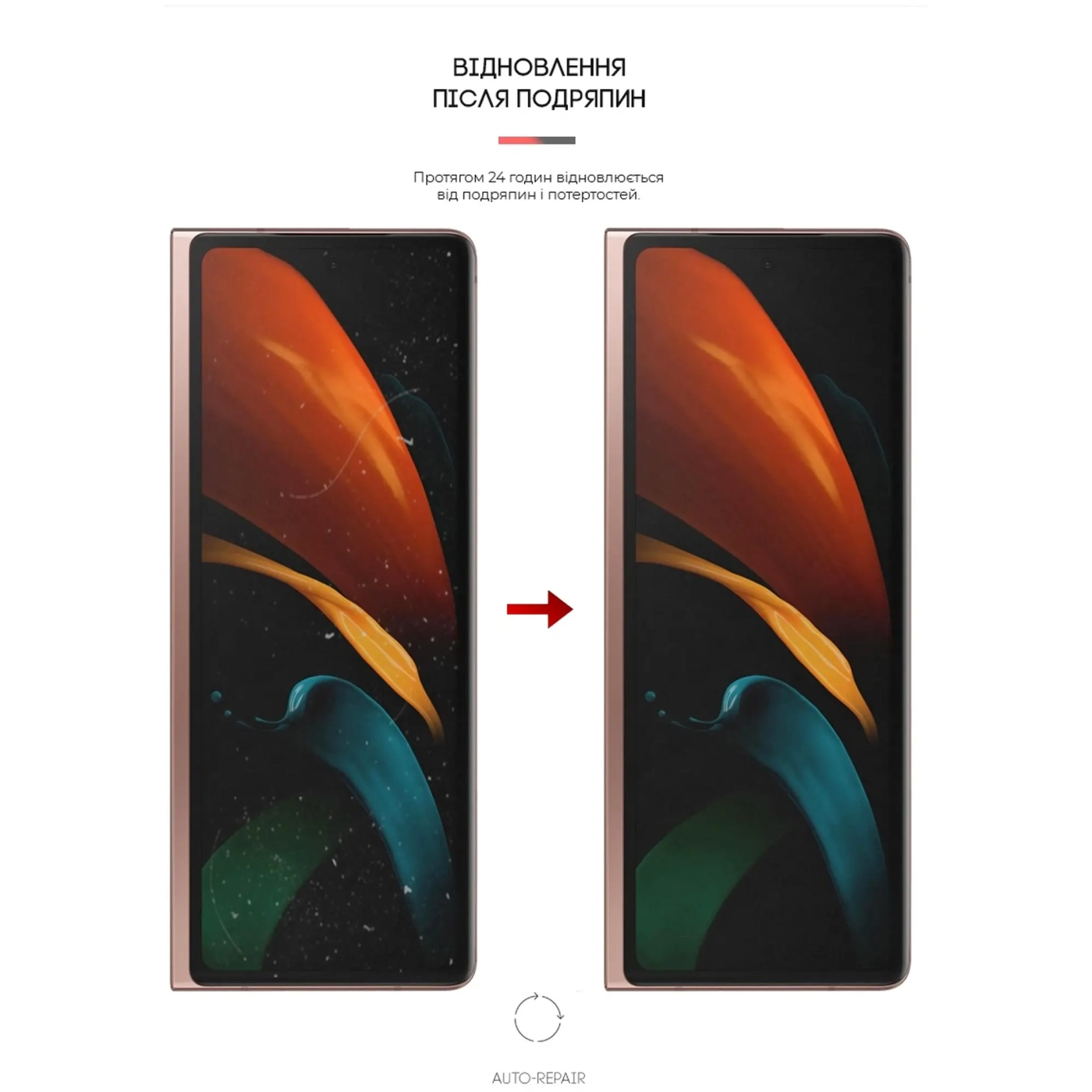 Купити Гідрогелева плівка ArmorStandart Anti-Blue на зовнішній дисплей для Samsung Fold2 5G (SM-F916) (ARM65068) - фото 3