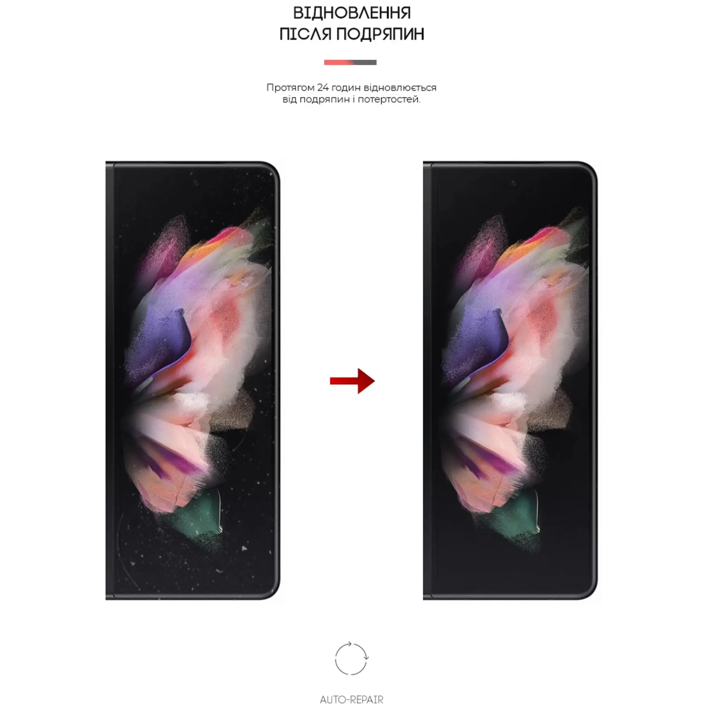 Купити Гідрогелева плівка ArmorStandart Anti-Blue на зовнішній дисплей для Samsung Fold3 5G (SM-F926) (ARM65067) - фото 3