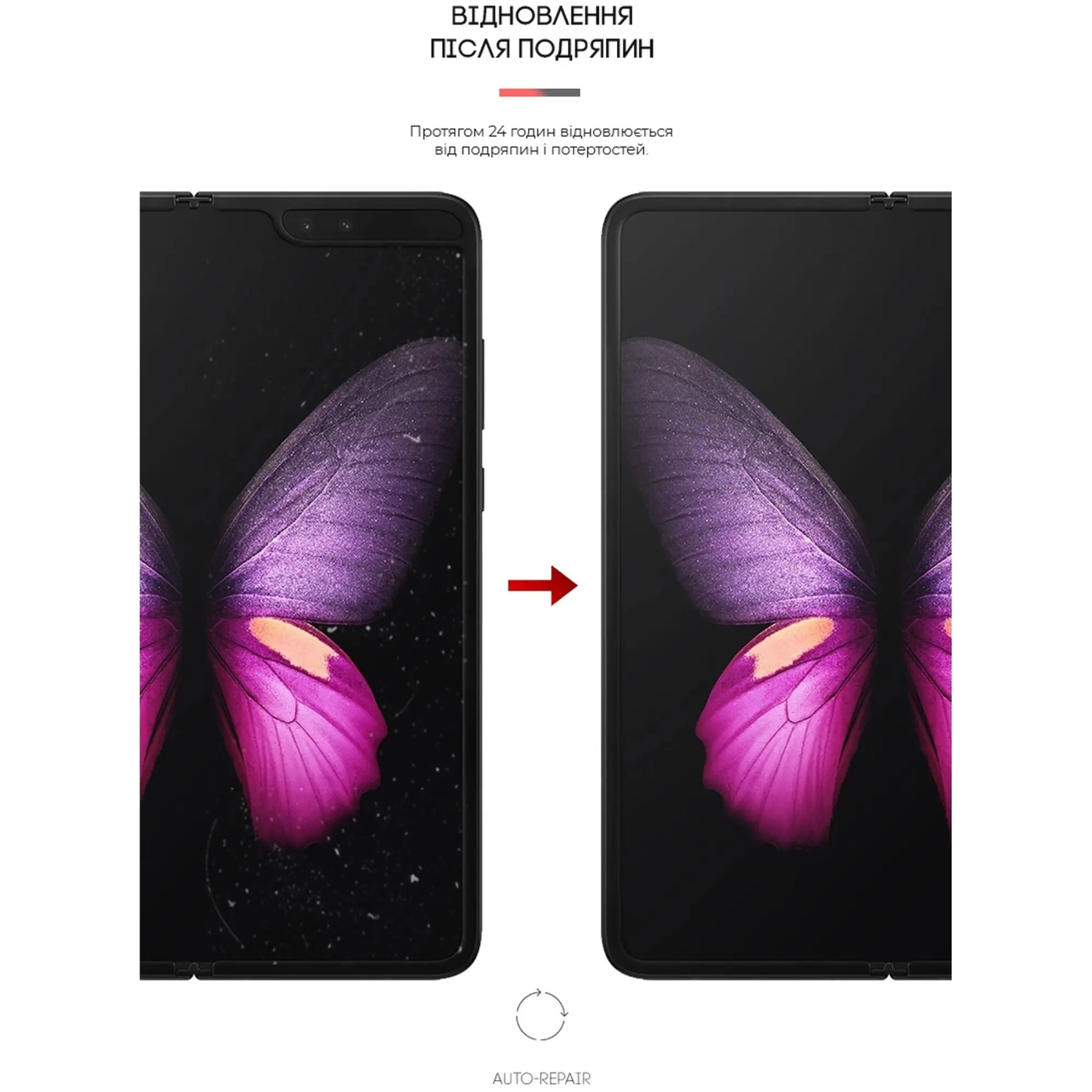 Купить Гидрогелевая пленка ArmorStandart Anti-Blue на основний дисплей для Samsung Fold (SM-F900)/Fold 5G (SM-F907) (ARM65073) - фото 3