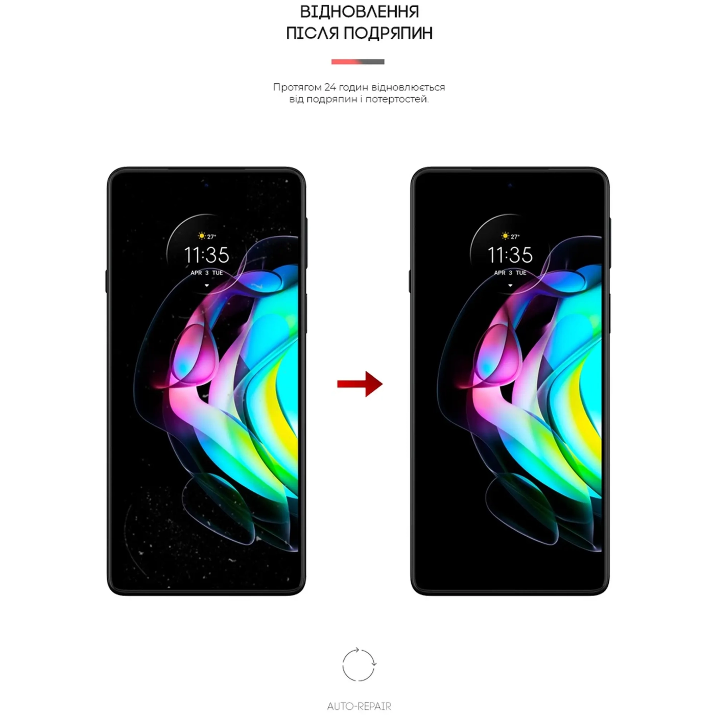 Купить Гидрогелевая пленка ArmorStandart Anti-spy для Motorola Edge 20 (ARM61234) - фото 3